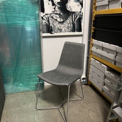 West Elm Grey Slope Dining Chair (Set of 4)