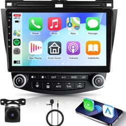 for Honda Accord 2003-2007 Android Car Radio Stereo 10.1 inch HD Touch Screen