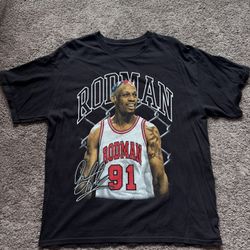 Dennis Rodman Men Basketball Vintage T-shirt  