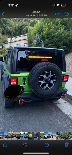 LED Flashing Light Bar Amber