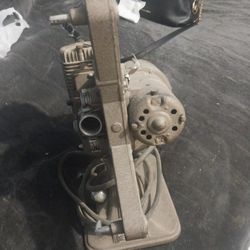 vintage projector and case