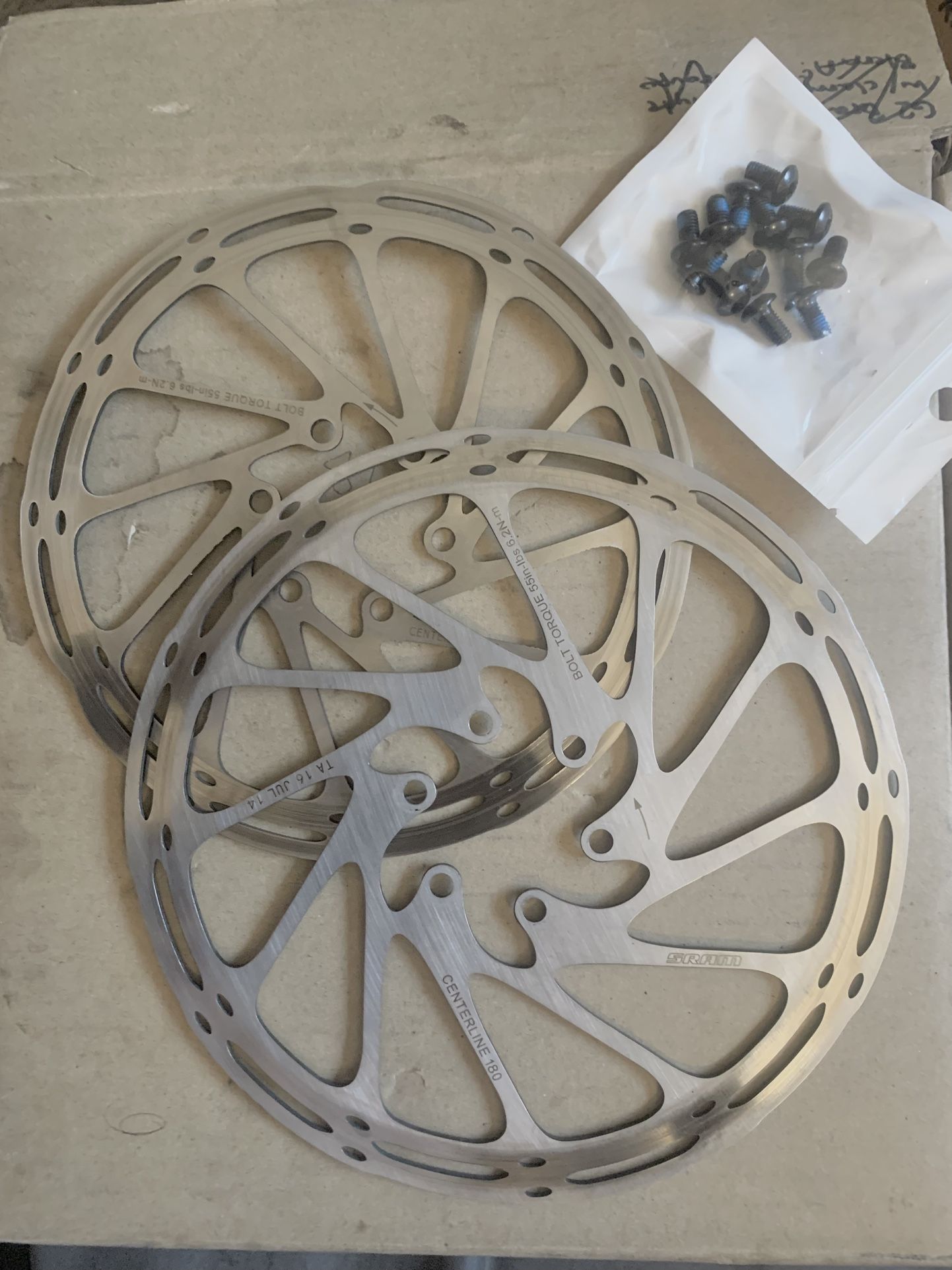 Sram Centerline Mountain Bike Disc Brake Rotors for Ebike + Hybrid Too