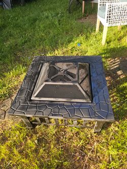 Prices firm.. large wood burning fire pit