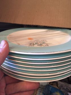 Box of all kinds of dishes