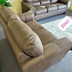 3 Pcs Living Room Sectional Sofa Couch 