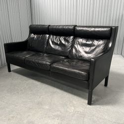 Restoration Hardware Madsen Leather Sofa 