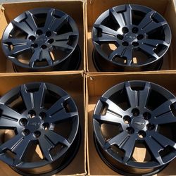 17” Chevy Colorado Factory Wheels Rims Satin Black New Exchange Only