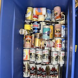 Old beer cans