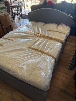 Ikea Hauga Grey Full Size Bed