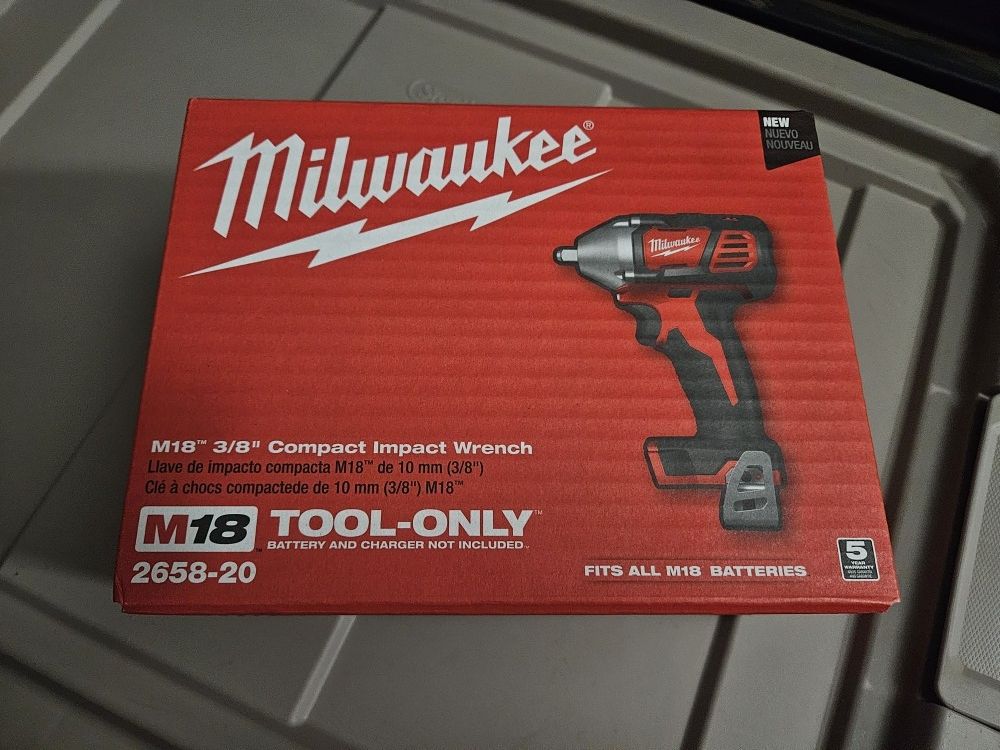 Milwaukee 3/8 Impact Brand New Tool Only