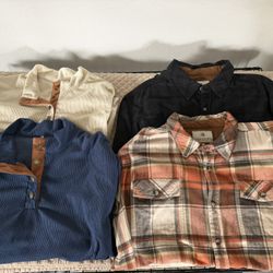 Men’s Long Sleeve Shirts • Size XL • $20 For All 4 Shirts • Pickup In Deer Park Tx