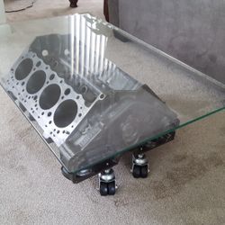 V8 Engine Block Table