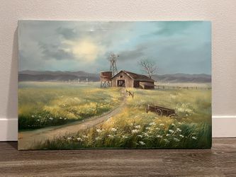 Farm Landscape Painting 