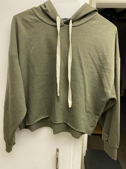 Ladies Crop Hoodie Sweater Sz M