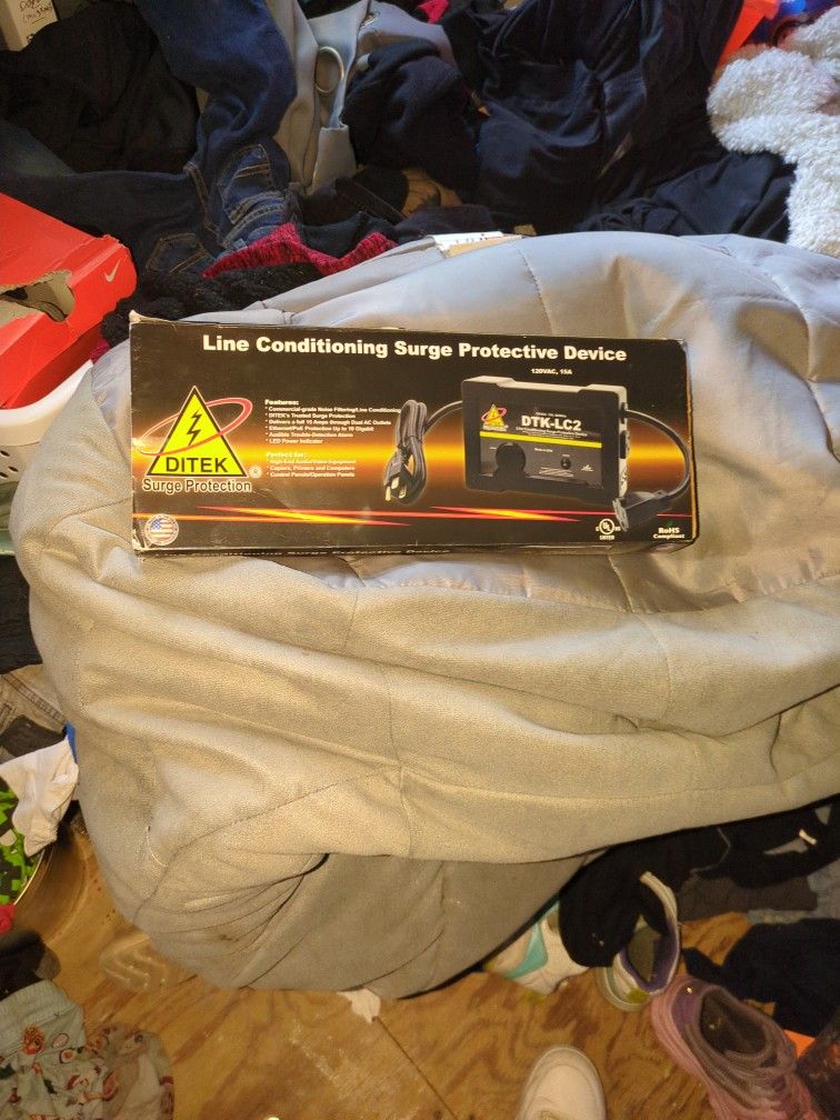 line conditioning surge protective device