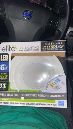 Elite led lighting 5 color selectable  6 total