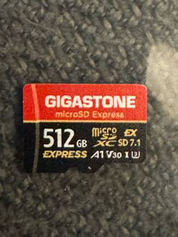 GIGASTONE 512GB microSD Express card (Made for the switch 2)