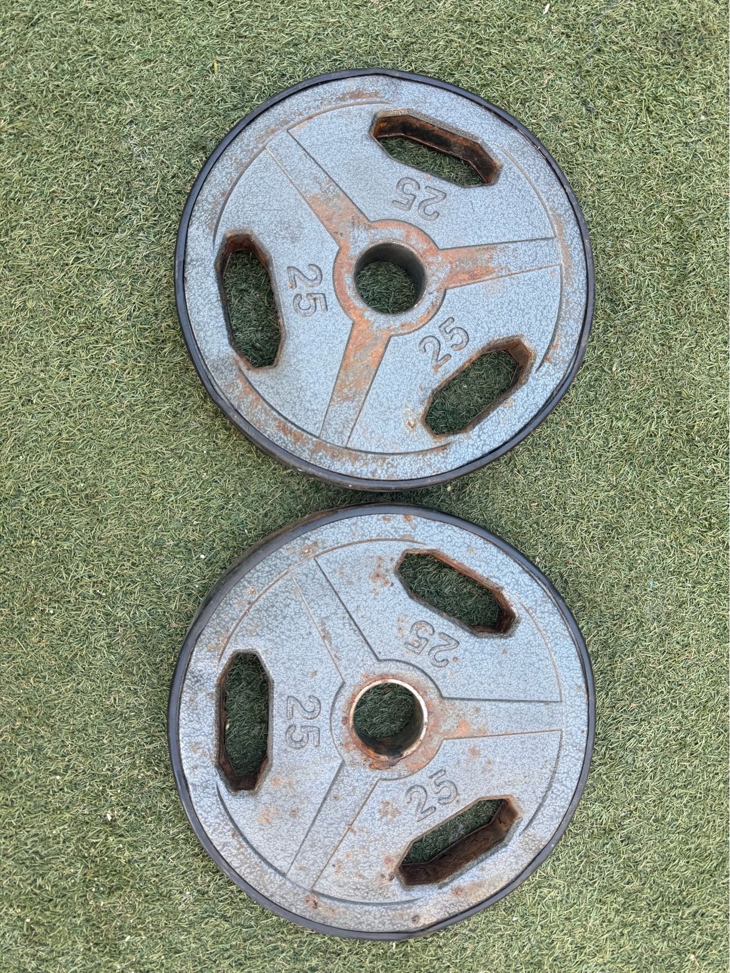 2(25) lb Olympic weight plates