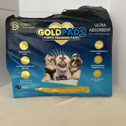 Genesis Pet Ultra Goldpads puppy training pads. Key features