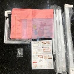 Brand New Odoland Mesh Safety Baby Toddler Bed Rail 70 Inch Pink