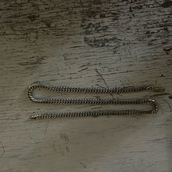 Gold and silver 23.5 inch chain