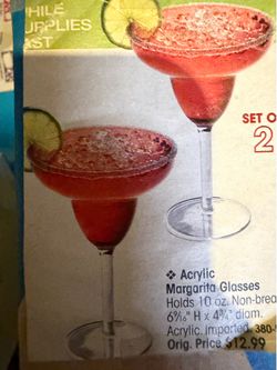 Margarita glasses