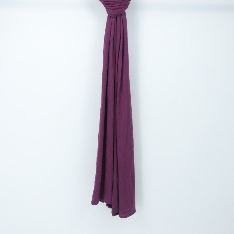 Womens Plum Purple Premium Jersey Hijab
