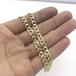 Solid Gold Cuban Bracelet 14K New