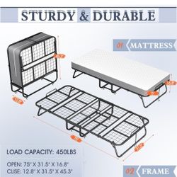 Foldable Twin Bed - Cama Personal