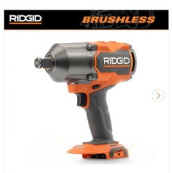 Ridgid 3/4 High Torque Impact Wrench Tool Only 1300 Lbs