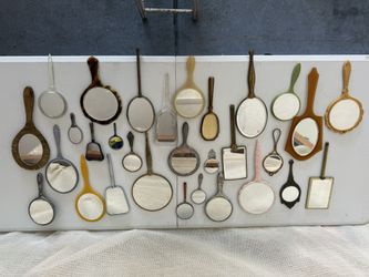 30 Antique And Vintage Hand Mirrors 