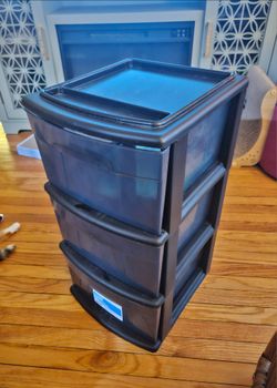 3 Drawer Plastic Storage