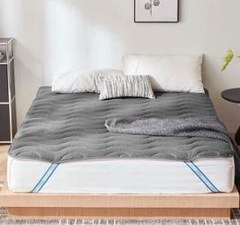 LINSY LIVING Queen Mattress Pad Waterproof Mattress Protector, Washable Mattress Topper with Skin-Friendly Tencel Cover, Washable Bed Pads for Adults