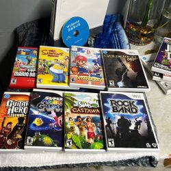 Nintendo Wii  Buen Estado 8 Juegos