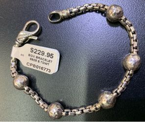 JAI Thailand 7” long .925 Silver Bracelet for Small Woman, Girl