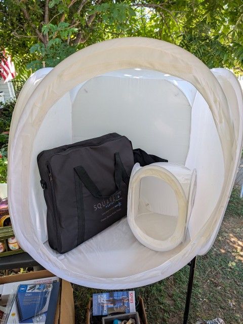Square Perfect Light Tent Photo Cube Softbox (Set of 2) w/Travel Case