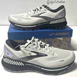 Brooks Adrenaline GTS 23 Women's Sneakers Mesh Grey Black Purple 2023 (Sizes In Description)