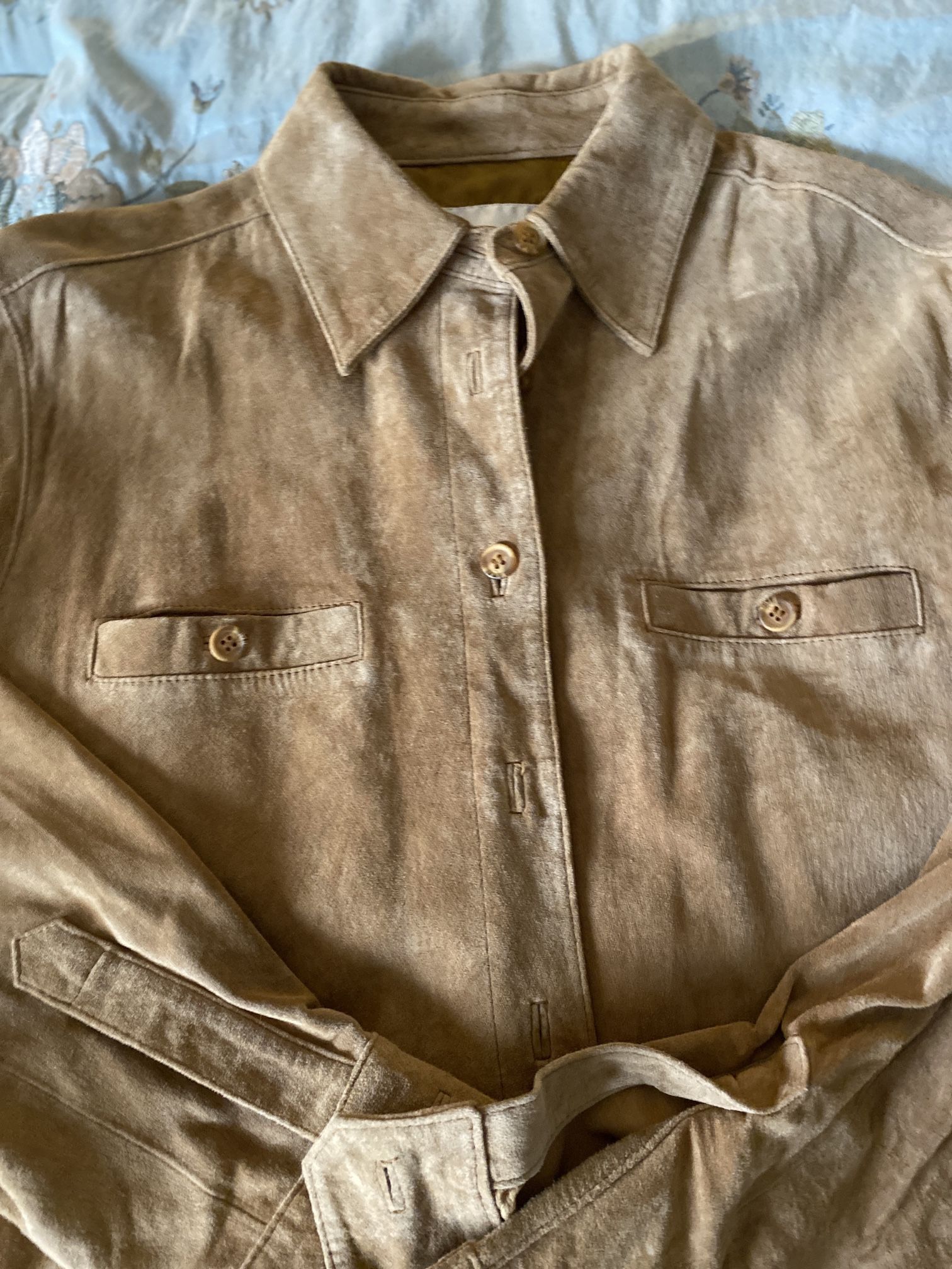 A beautiful suede jacket