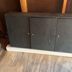 Black Locking Cabinet