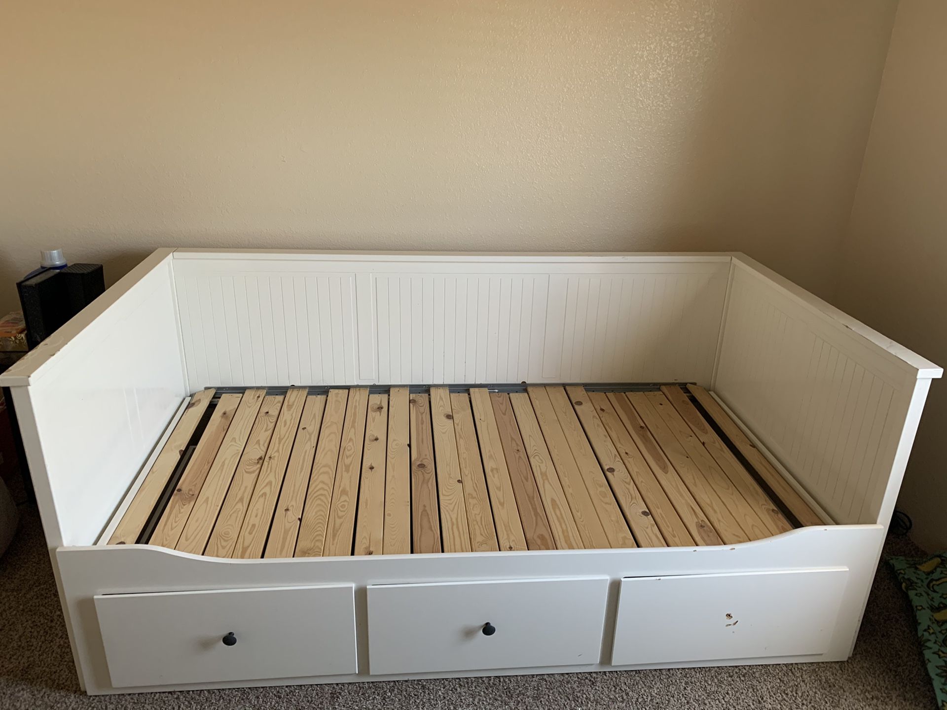 Ikea white day bed twin