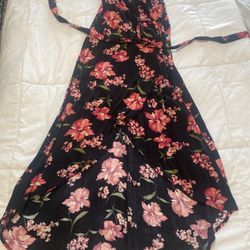 Forever21 Floral Wrap Dress Small