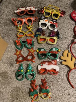 Christmas Party Hats And Glasses 