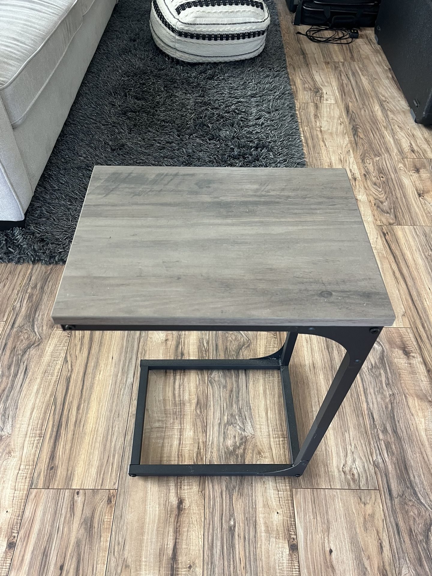 Grey End Table