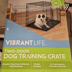 Large (UP TO 70 LBS) 2 Door Training Crate $40