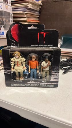 Funko IT 2017 Action Figure 3-Pack 32816 (Set 3) - Pennywise & Mike & Stan