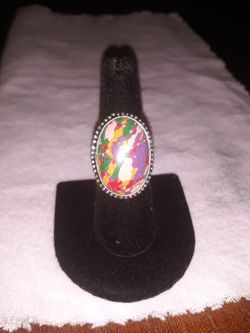 Beautiful Large Ballon Jasper ring