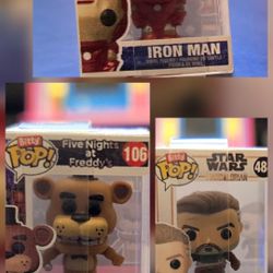Funko Bitty Pops! Marvel, FNAF, Mandalorian