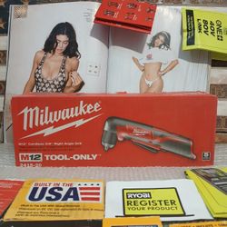 NEW MILWAUKEE M12 RIGHT ANGLE DRILL 
