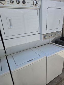Whirlpool 27" Stacked Washer Dryer gas Heavy Duty