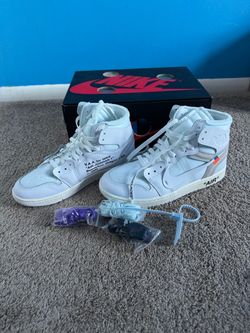 Jordan 1 Retro High Off White Alaska Size 9